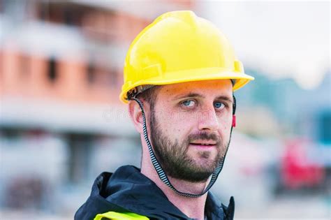 Building Construction Worker Engineer Posing Stock Photo Image Of