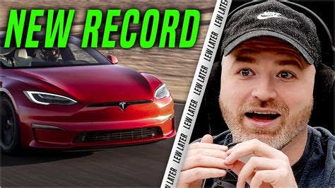 Tesla Model S Plaid Sets A New Record Youtube