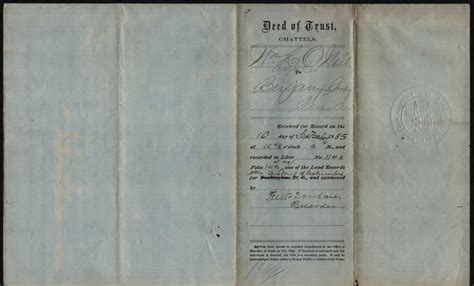 Frederick Douglass Deed Signed 09101885 Historyforsale Item 150393