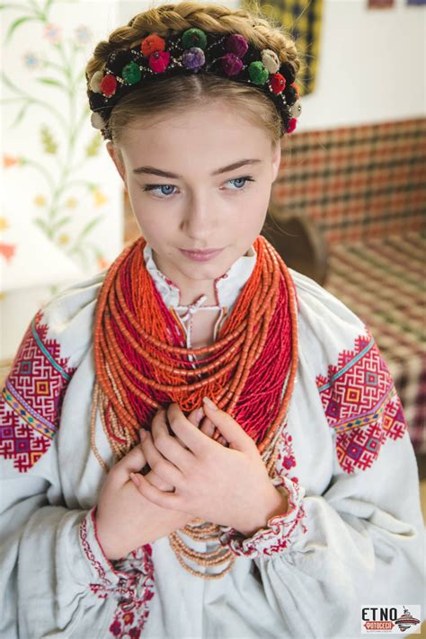 Beautiful Traditional Ukrainian Style Crown Braid Traditional Clothing From Ukraine
