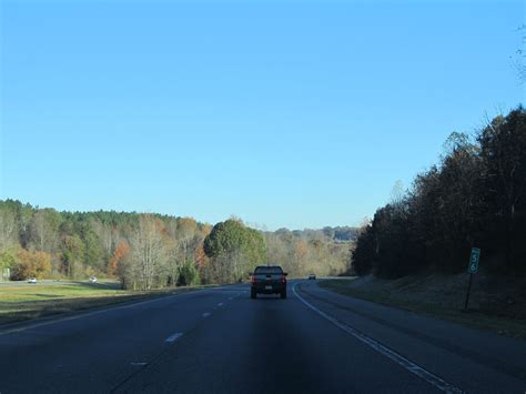 North Carolina Interstate 77 Northbound Cross Country Roads