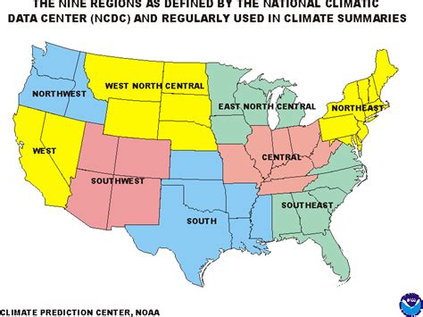 United States Map Climate Zones