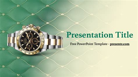 Free Rolex Powerpoint Template Prezentr