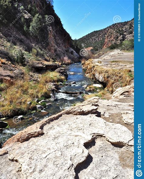 Jemez River Below Soda Dam In New Mexico Stock Image Image Of Geology