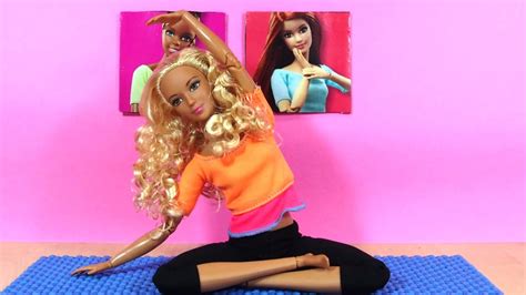 Barbie Yoga Warm Up Barbie Stop Motion Youtube