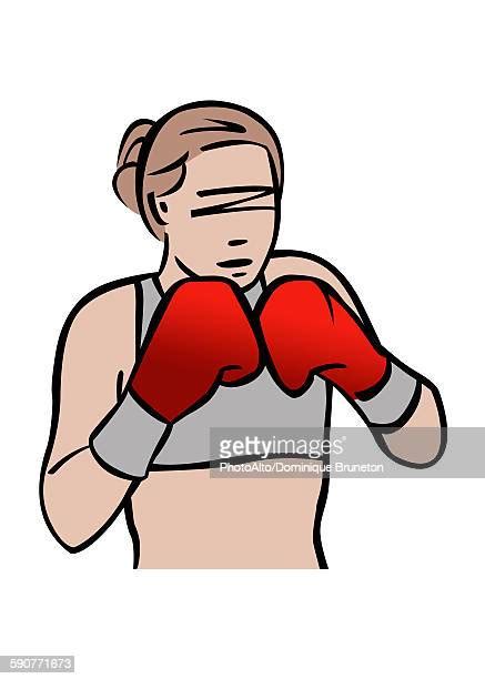 Female Boxing High Res Illustrations Getty Images