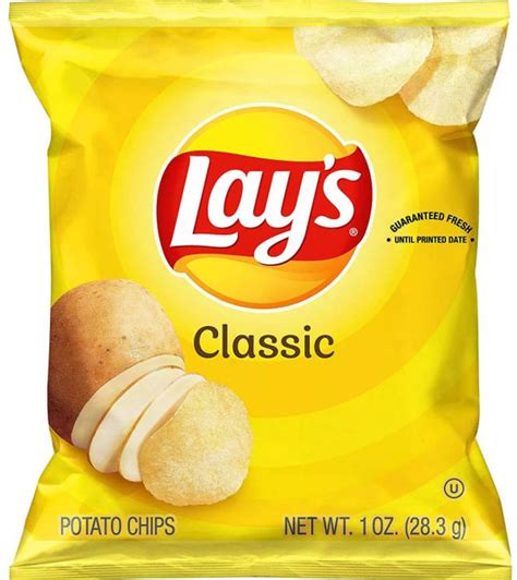 Frito Lay Classic Mix Potato Chips Variety Pack 50 Ct —