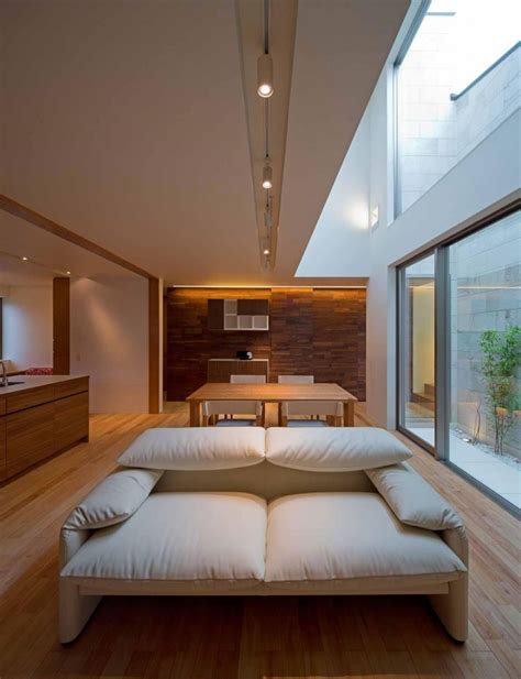 Minimalist Japanese Residence Blends Privacy With An Airy