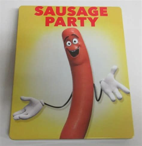 Sausage Party Blu Ray Steelbook Animation Dark Humor Seth Rogen