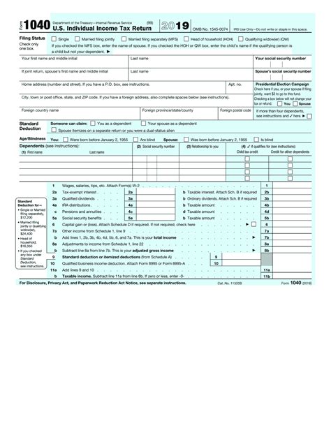 All the individuals and businesses are obliged to report their financial information to the irs in the end of a fiscal year. irs form 1040a 2019 - Fill Online, Printable, Fillable Blank | irs-form-1040.com
