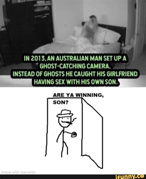 A IN AN AUSTRALIAN MAN SET UP A GHOST CATCHING CAMERA INSTEAD OF