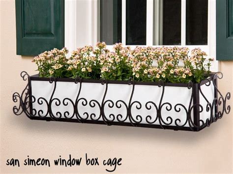 Wrought Iron Window Boxes Window Box Metal Window Boxes