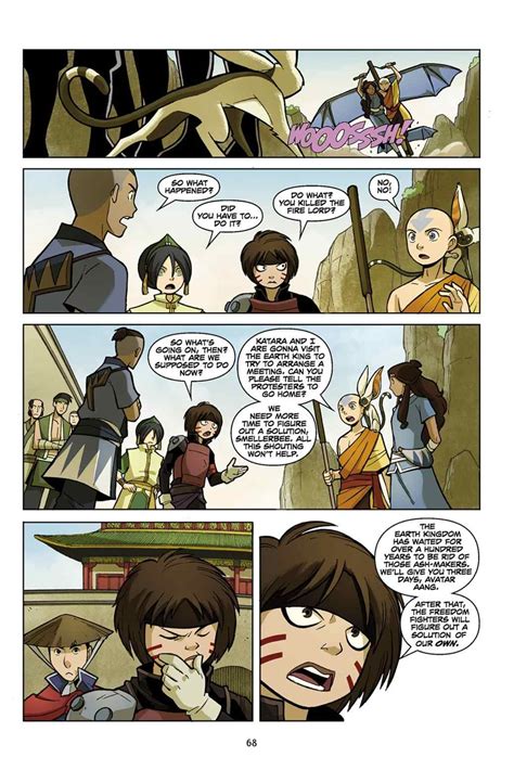Read Comics Online Free Avatar The Last Airbender Comic Book Issue 001 Page 69 Avatar Aang