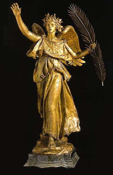 A Saint Gaudens Nike Goddess Of Victory Roman Sculpture Greek Art