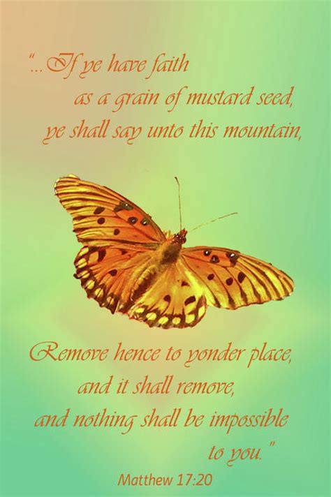 Mustard Seed Faith Greeting Card For Sale By Larry Bishop