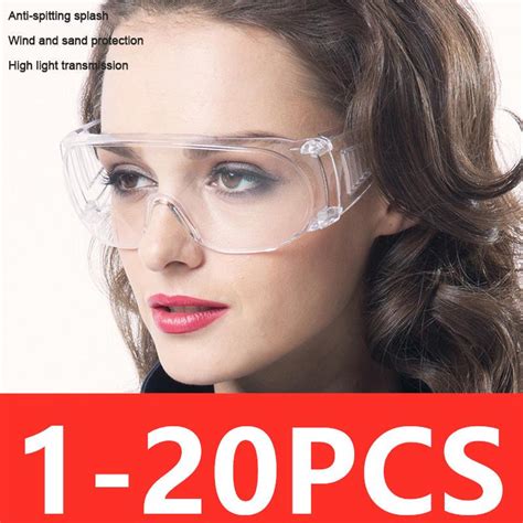 buy 1 2 5 10 20pcs clear multifunction industrial anti fog safety goggles at affordable prices