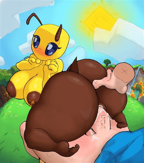 Rule 34 1girls Antennae Anthro Anthrofied Ass Grab Bee Bee Minecraft