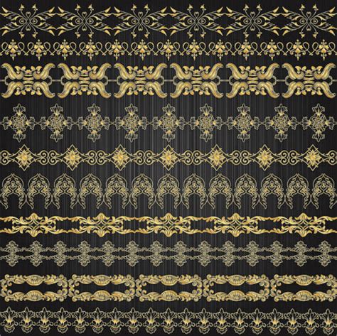 Gold Lace Pattern 22390 Free Eps Download 4 Vector