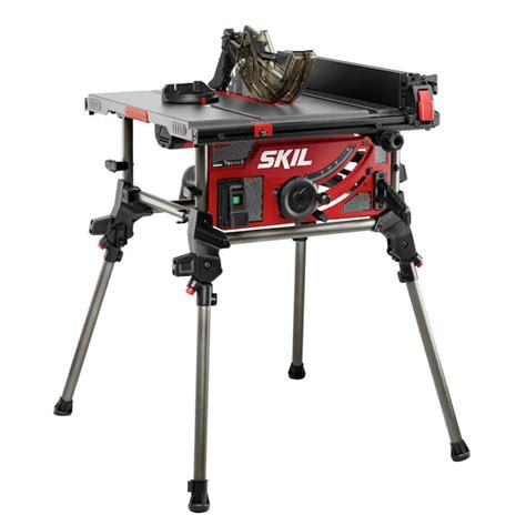 Skil 10 In Table Saw With Folding Stand In The Table Saws Department At