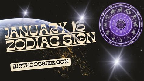 Unveiling The Secrets Of January 16 Zodiac Capricorn Sign Youtube