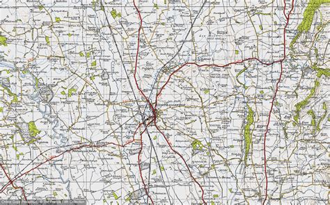 Historic Ordnance Survey Map Of Northallerton 1947