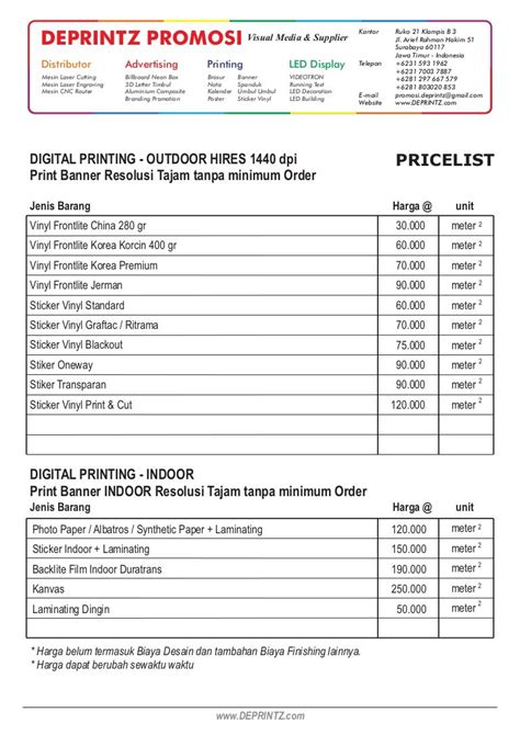 Price list-daftar-harga-percetakan-digital-printing-indoor-hires-depr…