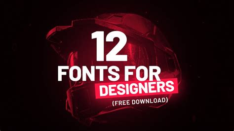 Best Free Fonts Every Graphic Designer Should Try Youtube