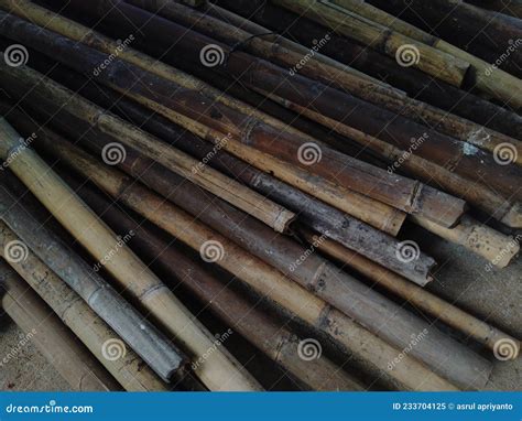 Pile The Bamboo Stock Image Image Of Beam Wing Metal 233704125