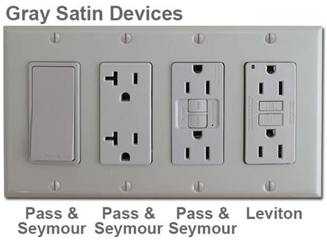 Gray Electrical Outlets And Light Switches For Grey Wall Switch Plates