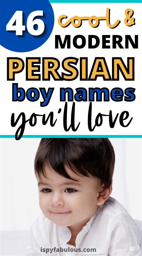 46 Cool And Modern Persian Boy Names For Your Iranian Prince I Spy