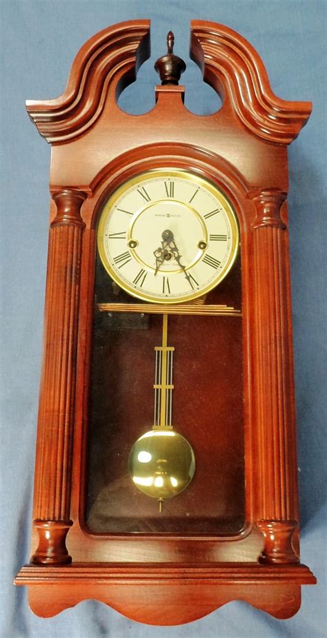 Howard Miller Mechanical Keywound Chime Pendulum Wall Clock With Hermle