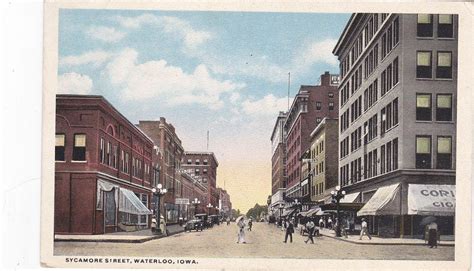 Waterloo Iowa 1917 Sycamore Street Sycamore Street Waterloo Iowa