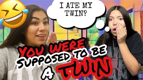 Telling My Daughter She Ate Her Twin In The Womb Prank Youtube