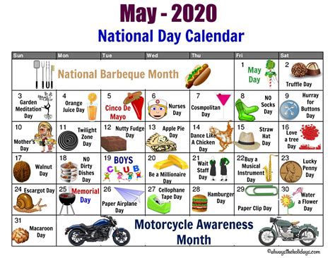 National Food Holiday 2021 Calendar Calendar Template
