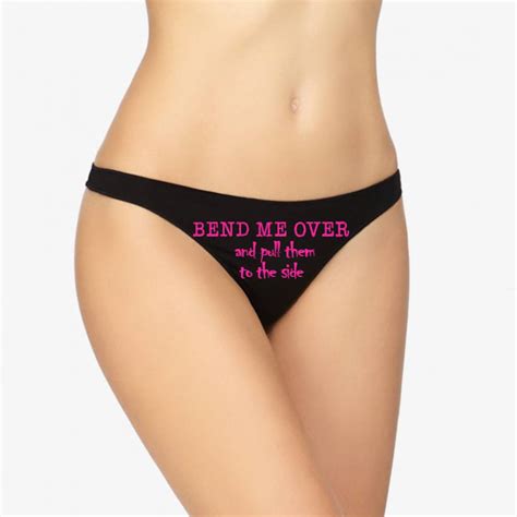 Bend Me Over And Pull Them To The Side Thong Sexy Christmas Etsy