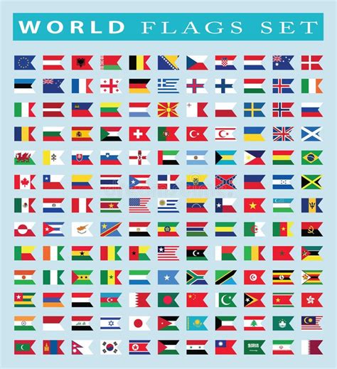 World Flags Icon Vector Illustration Stock Vector Illustration Of