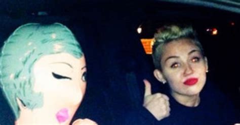 Miley Cyrus Takes Naked Blowup Sex Doll For A Ride E News