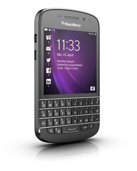 The blackberry q10 is the second of two blackberry smartphones unveiled at the blackberry 10 event on january 30, 2013. BlackBerry Q10 - Notebookcheck.net External Reviews