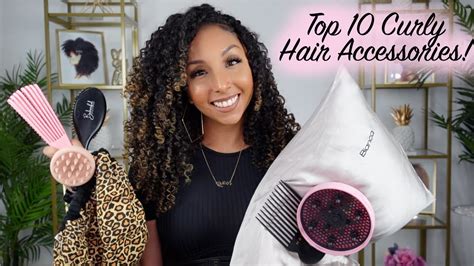 Top Curly Hair Accessories You Need BiancaReneeToday YouTube