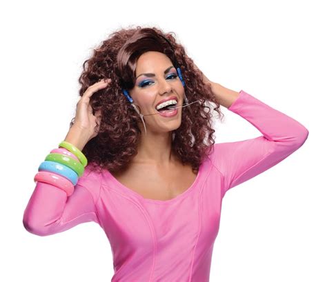 Katy Perry Last Friday Night Costume Wig And Braces Set Adult One Size