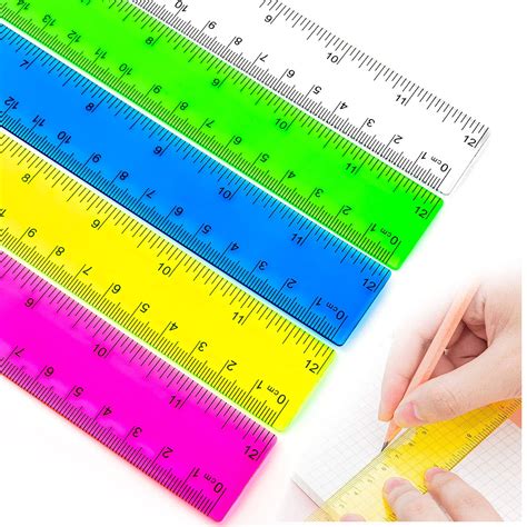 Buy Colorful Plastic Ruler Ruler 12 Inch Kids Ruler For School Ruler
