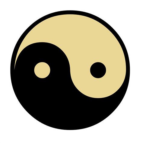 Golden Yin Yang Free Stock Photo Public Domain Pictures