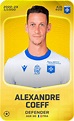 Limited card of Alexandre Coeff – 2022-23 – Sorare