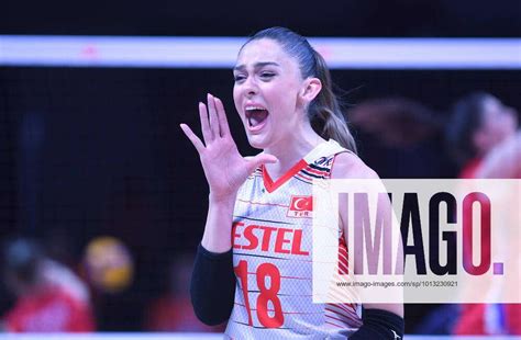 Turkey S Player Zehra Gunes During The Fivb Volleyball Nations League Women S Bronze Medal Match