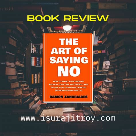 Book Review The Art Of Saying No Surajit Roy