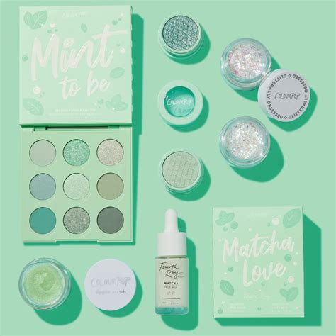 freshly minted full mint makeup collection colourpop 48 mint makeup makeup kit makeup