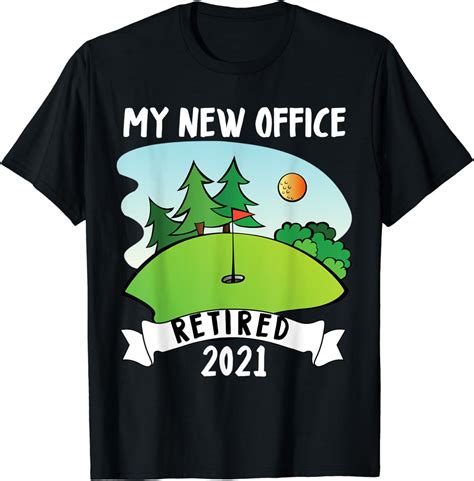 Golf Retired 2021 Golfing Retirement Party Gag T Golfers T Shirt