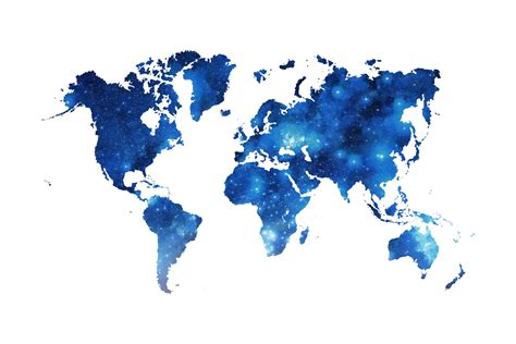 World Map Dark Blue Wallpaper Discover The World On Your Walls