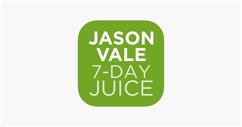 ‎jason Vales 7 Day Juice Diet On The App Store