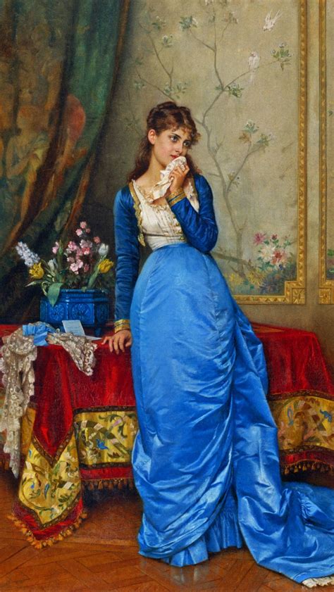 Painting Is Silent Poetry Auguste Toulmouche